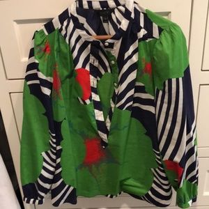 J Crew long sleeve tunic top